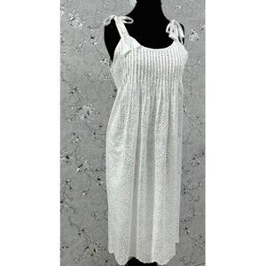 SoieRose White Victorian Cotton Nightgown – SR-1187 - Vintage Sleepwear